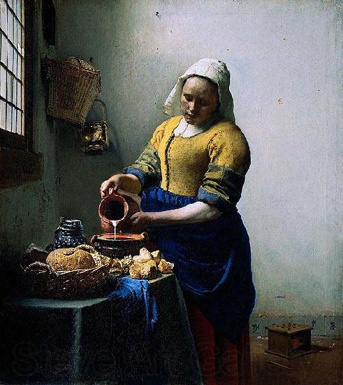 Johannes Vermeer Milkmaid France oil painting art